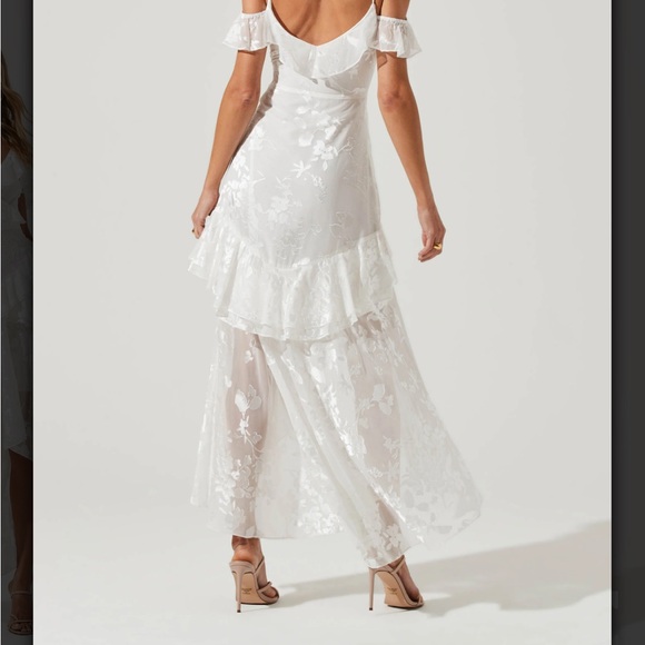 ASTR the label PEMBERLEY FLORAL HIGH LOW DRESS - Picture 2 of 4